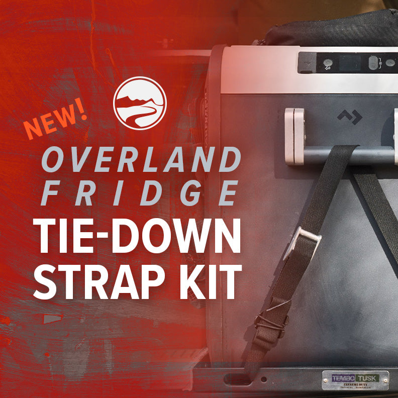 New Fridge TieDown Strap Kit Blue Ridge Overland Gear