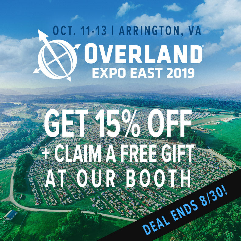 Discount to Overland East 2019 - Deal Ends 8/30!