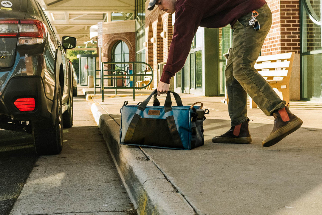 Rugged adventure travel bags, made in the USA by Blue Ridge Overland Gear.