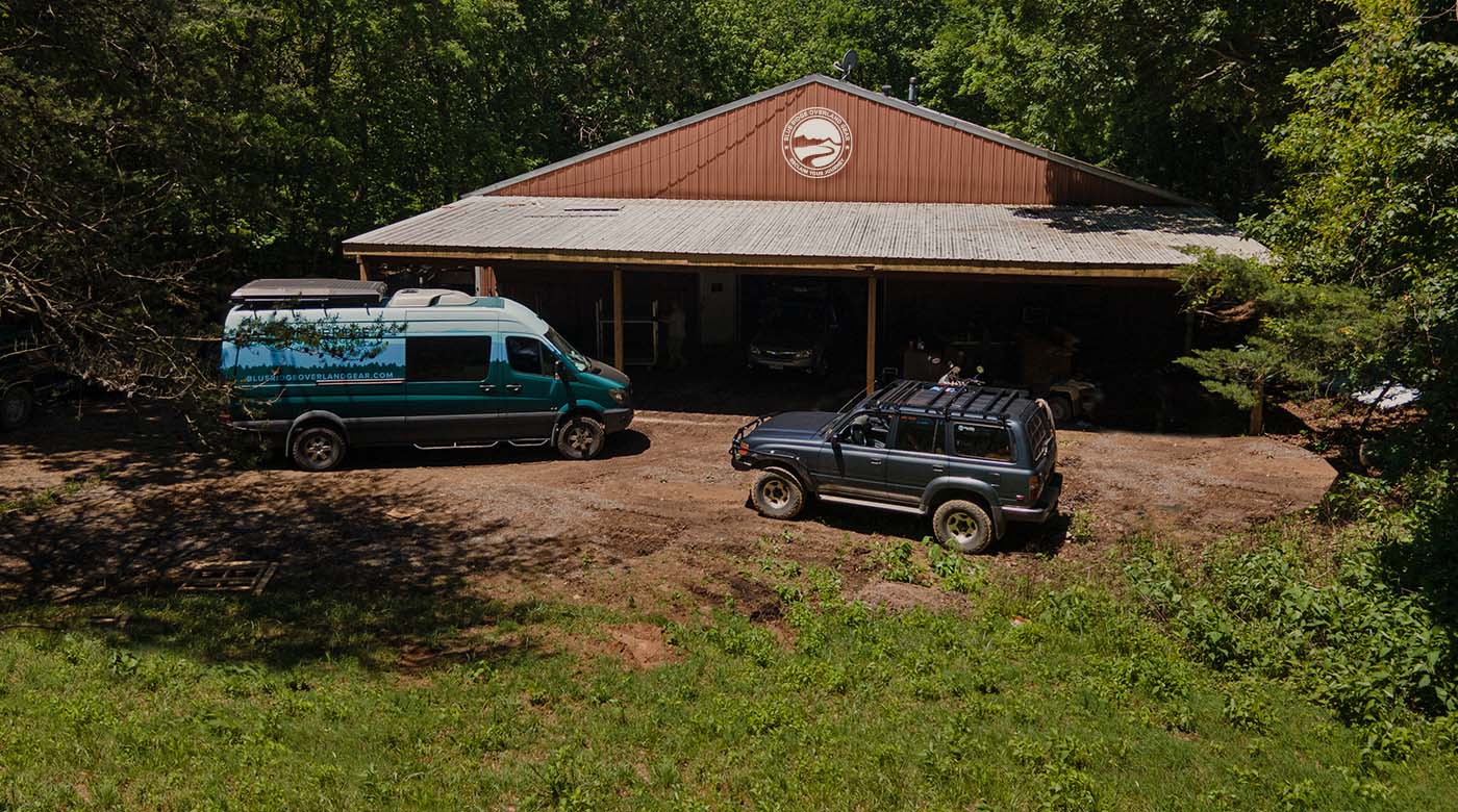 Blue Ridge Overland Gear shop in Virginia