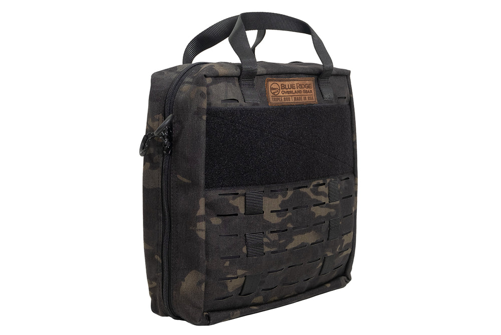 Front  quarter view - MultiCam Black Tool Bag by Blue Ridge Overland Gear