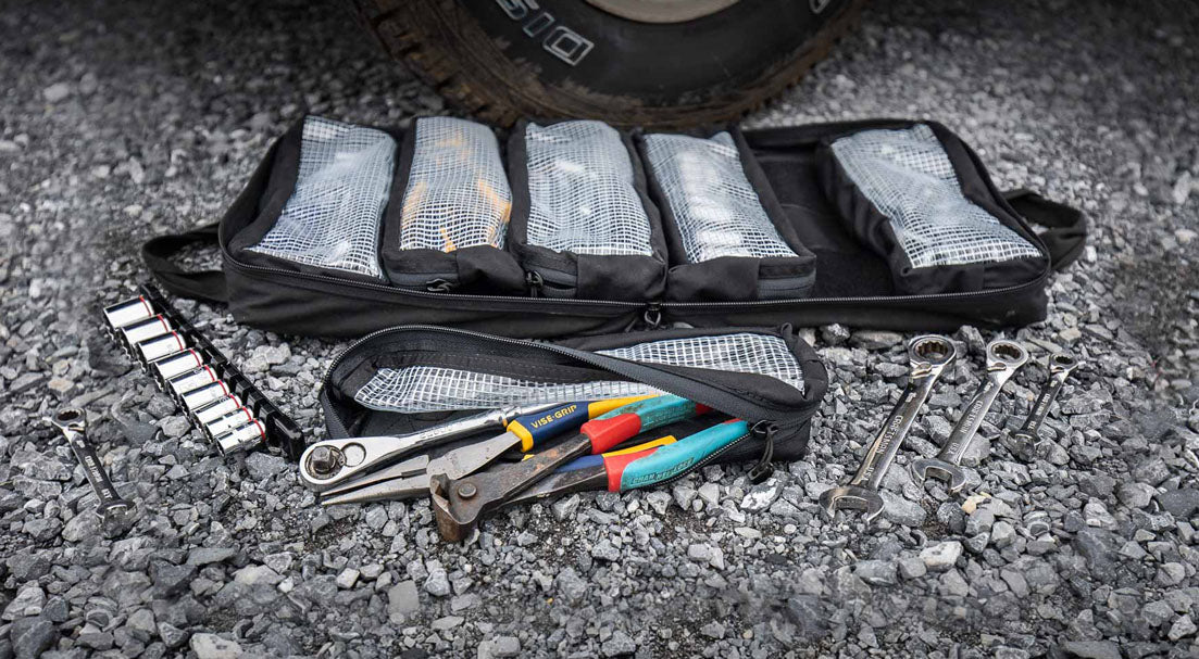 Shop American made rugged tool organizers and tool bags that are warrantied for life!