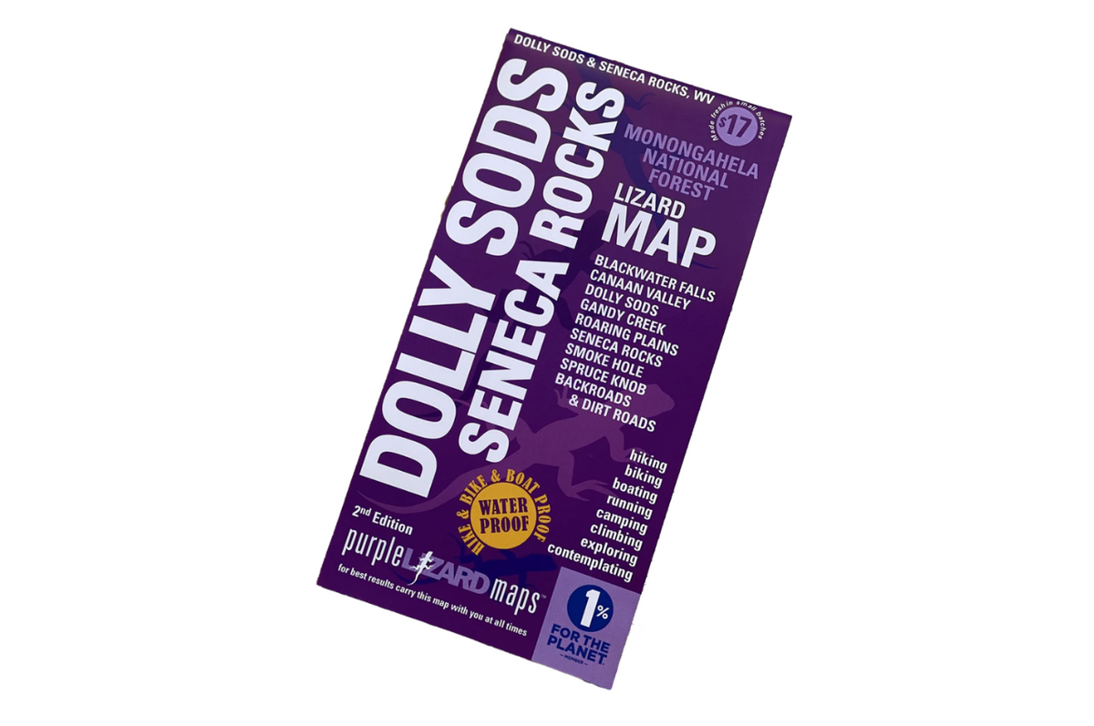 Dolly Sods - Seneca Rocks Lizard Map, West Virginia – Blue Ridge