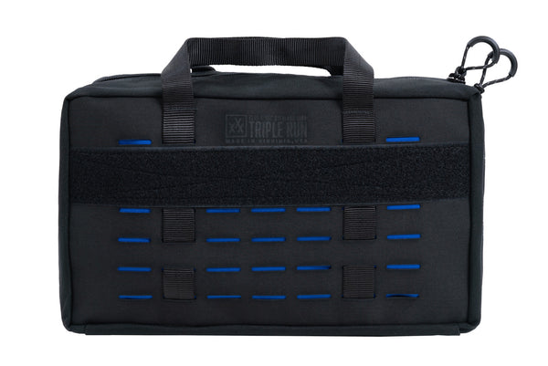 Triple Run Air Tools Kit - Air Tools bag, black/blue, front view