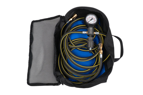 Triple Run Air Tools Kit - Air Tools Packing Cube with pressure gauge and air hose