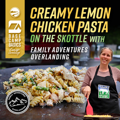 Creamy Lemon Chicken Pasta on the Skottle - w / FAO