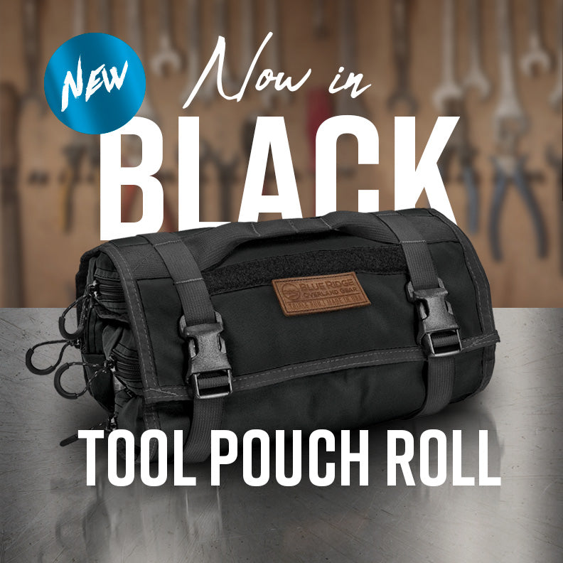 New: Black Tool Pouch Roll