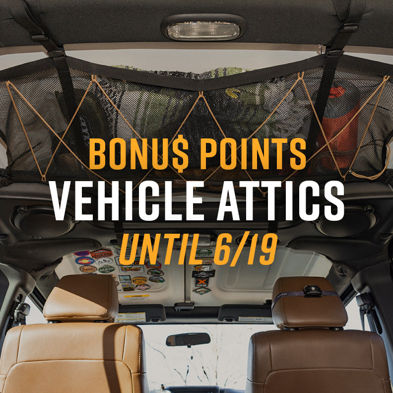 Bonus Points on Vehicle Attics - ends 6/19