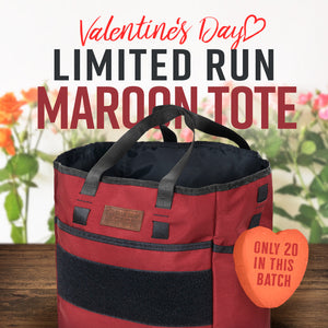 Valentine's Day Limited Run: Maroon Tote Bag