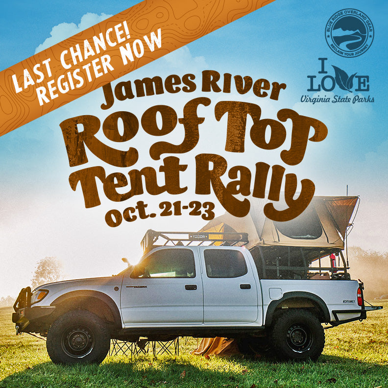 Last Chance! Register For the 2022 Roof Top Tent Rally