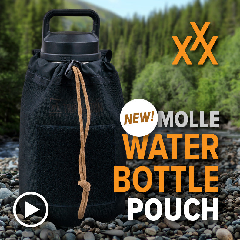 New: Triple Run MOLLE Water Bottle Pouch