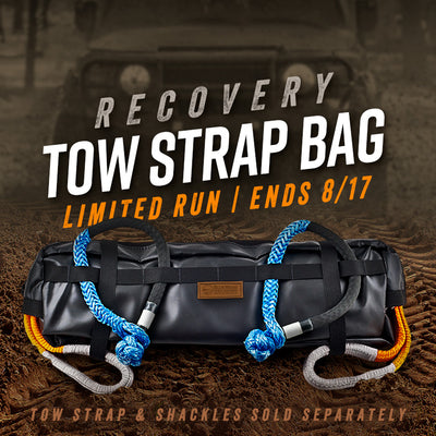 Recovery Tow Strap Bag: Limited Run Ends 8/17/23