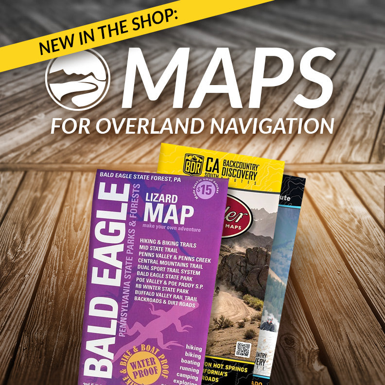 New in the Shop: Maps! – Blue Ridge Overland Gear