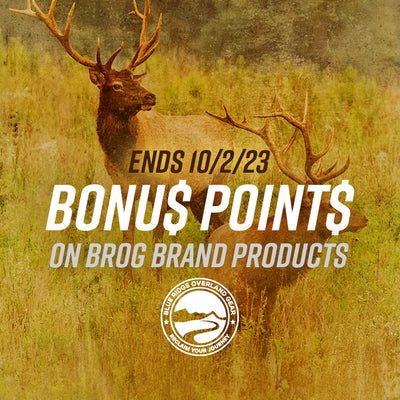 Bonus Reward Points On BROG Brand Products (Ends 10/2/23)