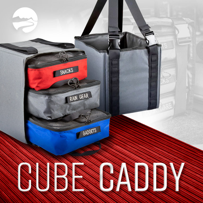 Cube Caddy: Storage Tote and Packing Cube Carrier