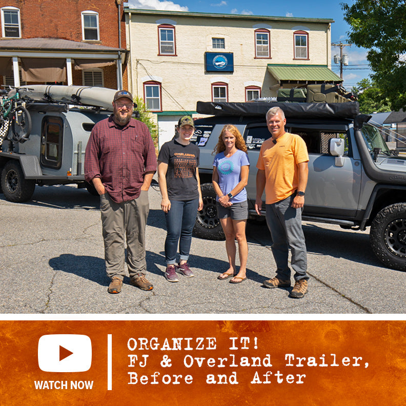 Organize It! FJ Cruiser and Overland Trailer - Before and After
