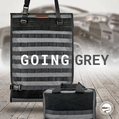 We're Going Grey! Seatback Panel and Tool Bag
