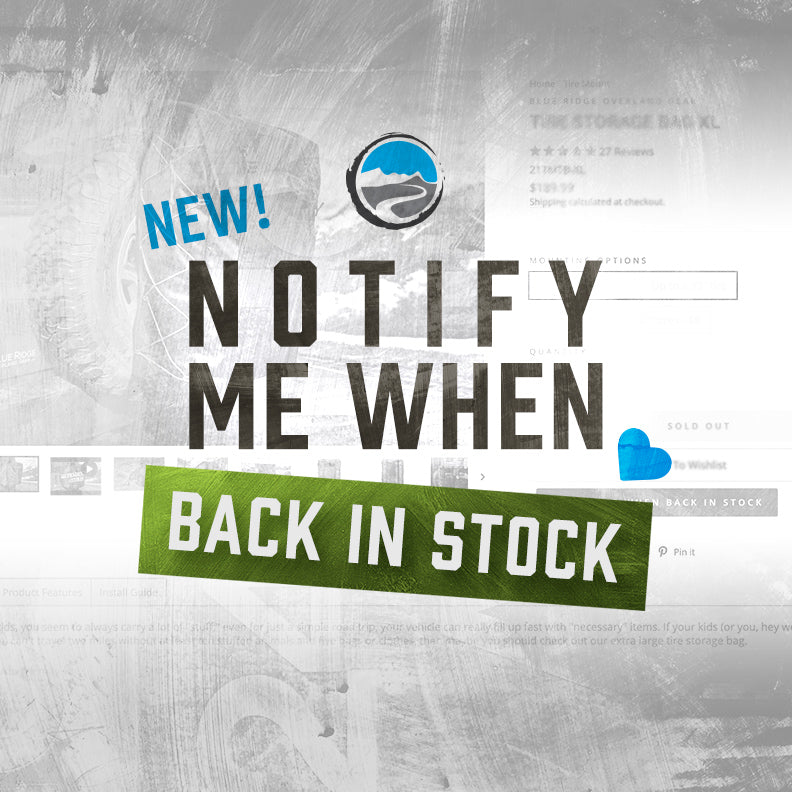 New! Back-In-Stock Notifications