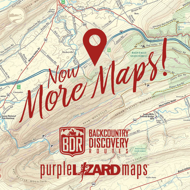 New In The Shop: More Maps! – Blue Ridge Overland Gear