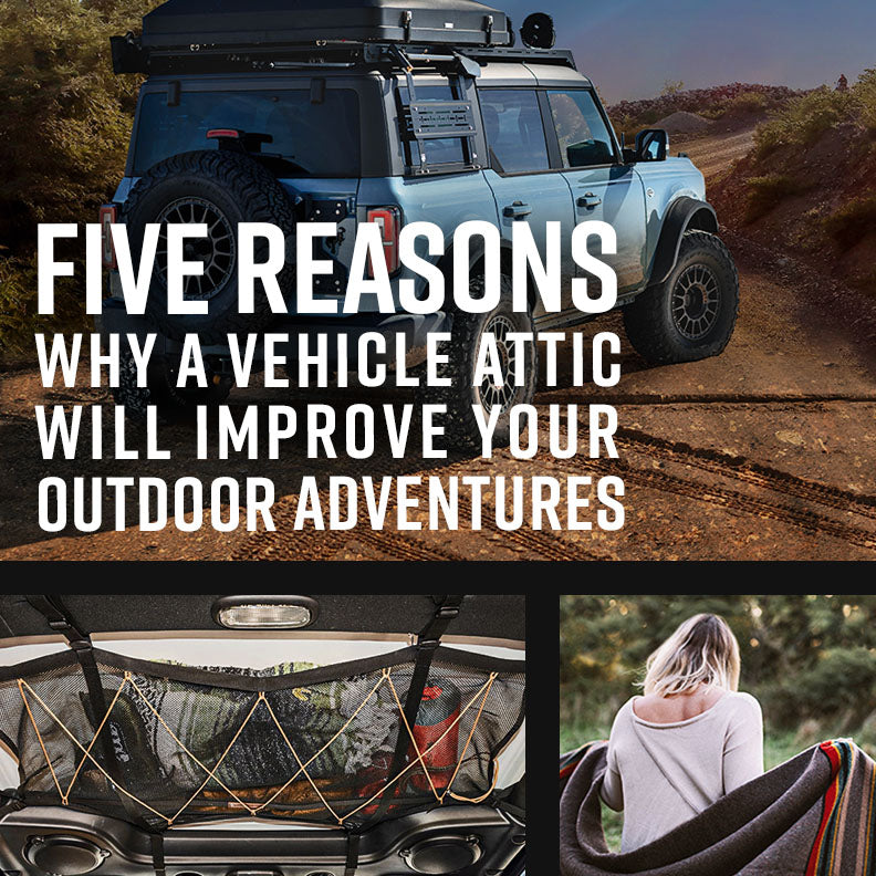 Five reasons why a vehicle attic will improve your outdoor adventures