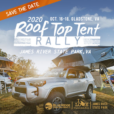 Roof Top Tent Rally 2020 - Save the Date (OCT. 16-18)