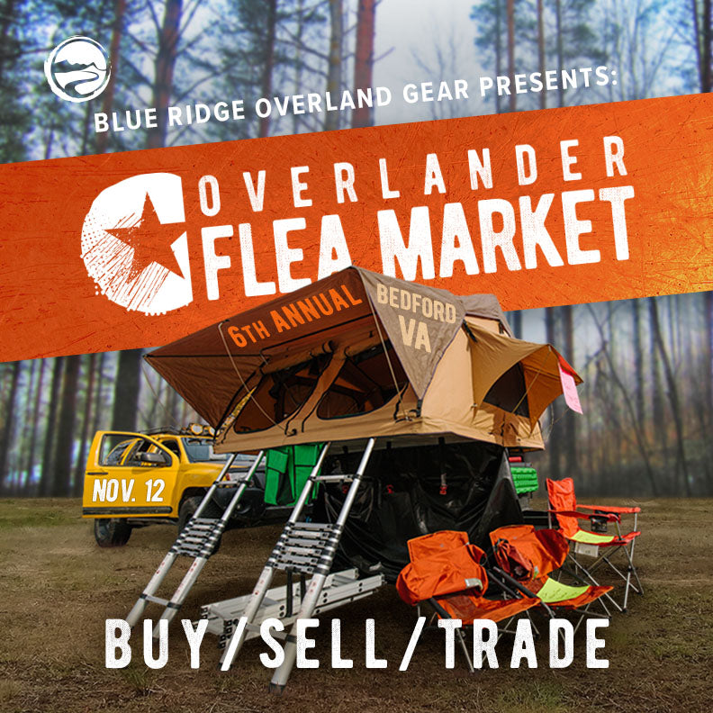 Overlander Flea Market 2022 Nov. 12 Register Now! Blue Ridge