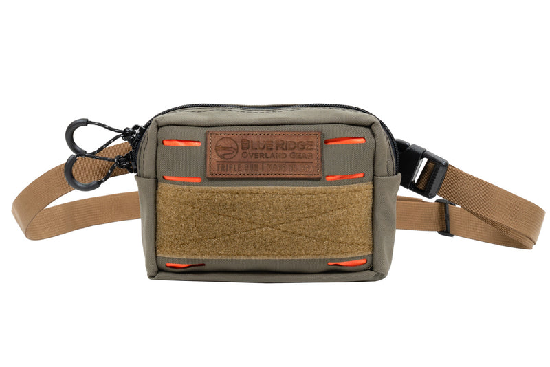 Bum Bag by Blue Ridge Overland Gear, ranger green with orange version
