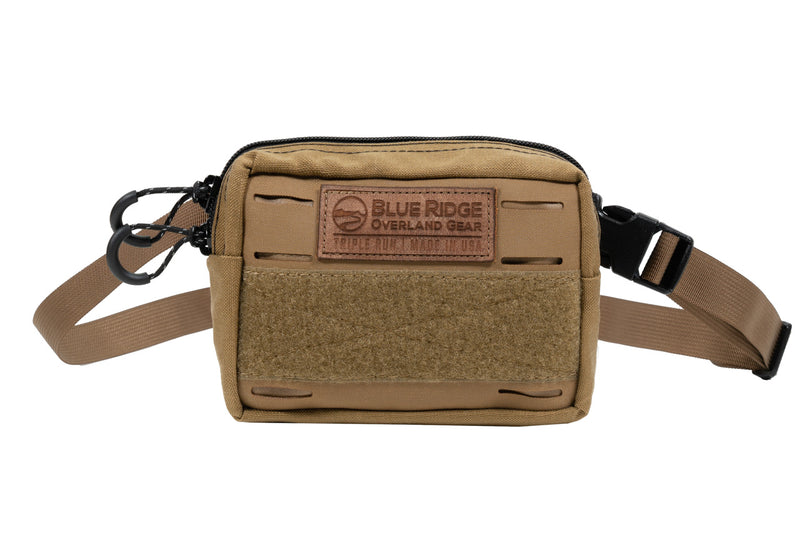 Bum Bag by Blue Ridge Overland Gear, coyote on coyote version