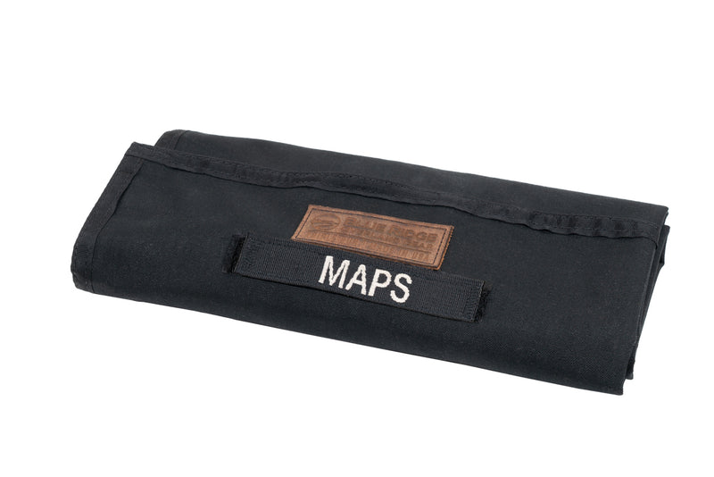 Blue Ridge Overland Gear - Map Folio with leather BROG tag and &