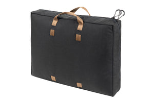 18 inch Partner Steel Stove Bag - back, with coyote straps