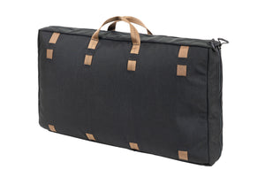 22 inch Partner Steel Stove Bag - back side with coyote straps