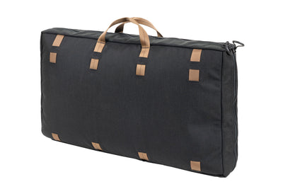 22 inch Partner Steel Stove Bag - back side with coyote straps