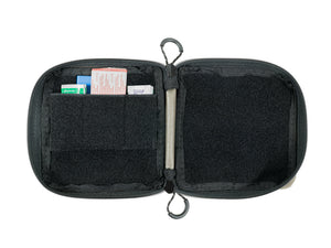 EDC Velcro Pocket - attached in EDC Pouch, loaded with first aid supplies