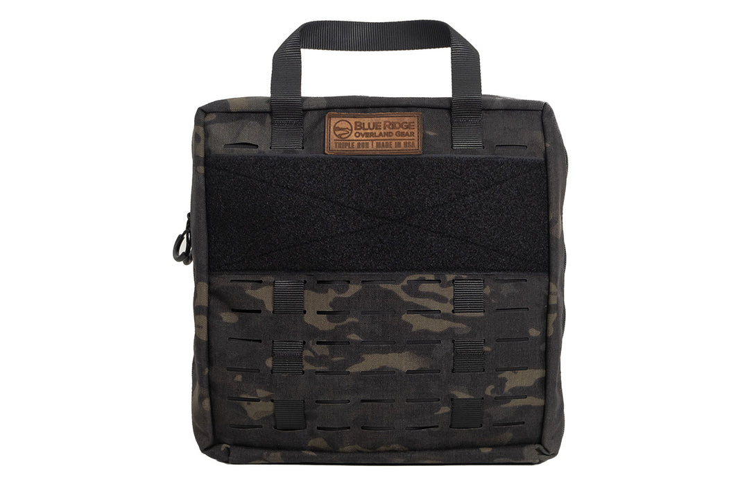 Front view - MultiCam Black Tool Bag by Blue Ridge Overland Gear
