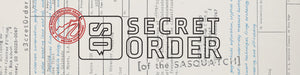 Secret Order [of the Sasquatch] logo header