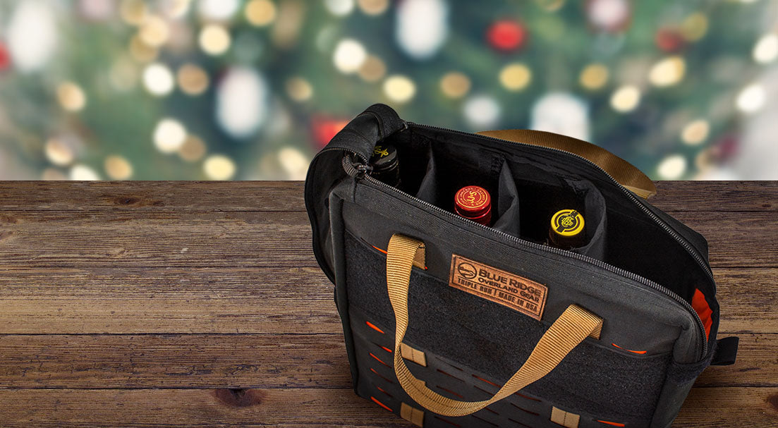 Travel bag for bourbon and whiskey - the Speakeasy Bag by Blue Ridge Overland Gear