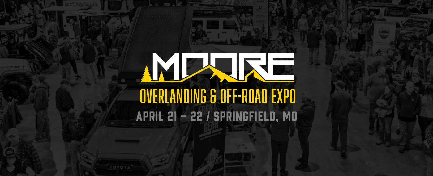 Find Blue Ridge Overland Gear at Moore Overlanding and Off-Road Expo