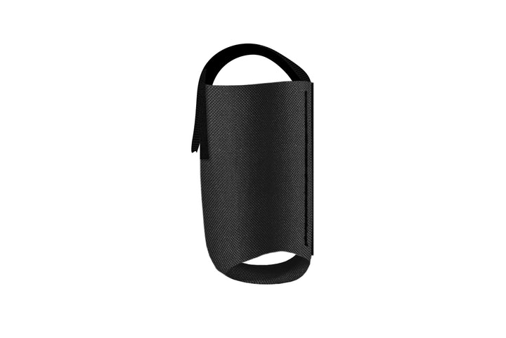 Radio Pouch version 3 - Black colorway - side view