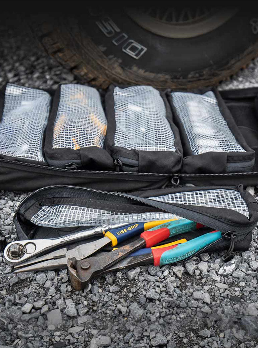 Organize your tools with our compact, rugged tool bags and pouches. Made in the USA!