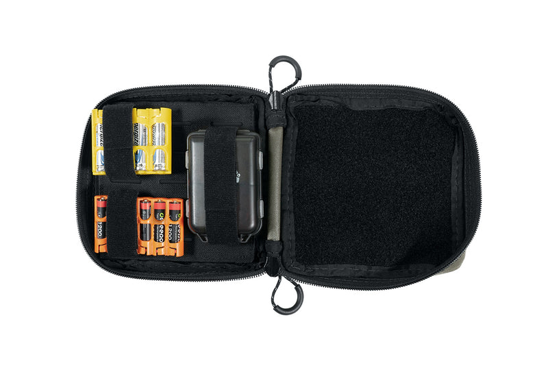 EDC Panel attached via Velcro backing to internal part of EDC Pouch.