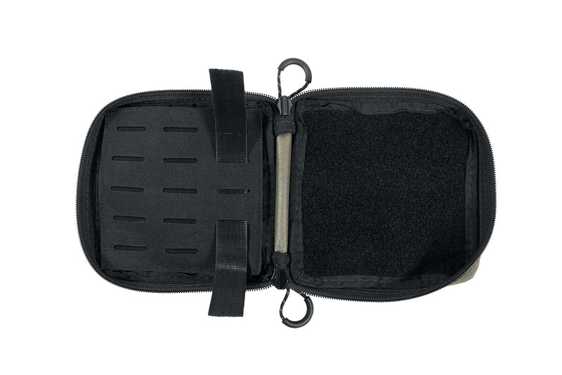 Blue Ridge Overland Gear EDC Panel with Velcro straps - attached into EDC pouch with velcro, extra velcro strap