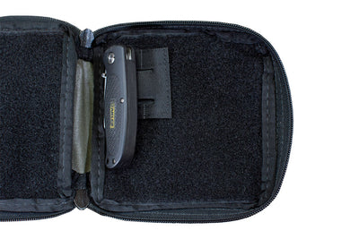 EDC Velcro Clip - shown in use in the Blue Ridge Overland Gear EDC Pouch