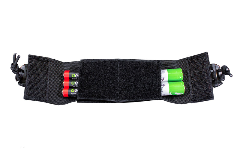 EDC Velcro Battery Pouch - open view