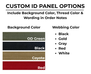 CUSTOM ID Panel Name Tape
