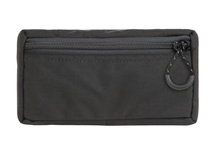 Medium Velcro Pouch, front view, black 