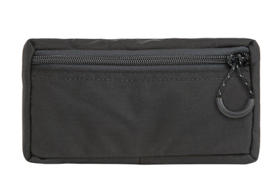 Medium Velcro Pouch, front view, black 