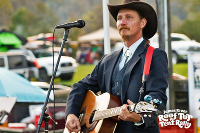 Roof Top Tent Rally at James River State Park - live music