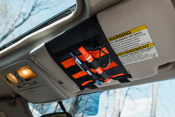Subaru MOLLE Visor Organizer