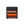 Black and orange mole visor panel with a zipper on a white background