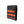 Black and orange mole visor panel with a zipper on a white background